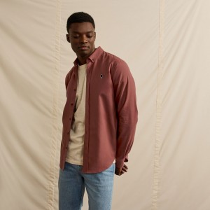 CHEMISE IVOY COTON BORDEAUX...