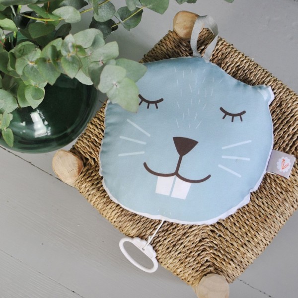 Coussin musical Castor