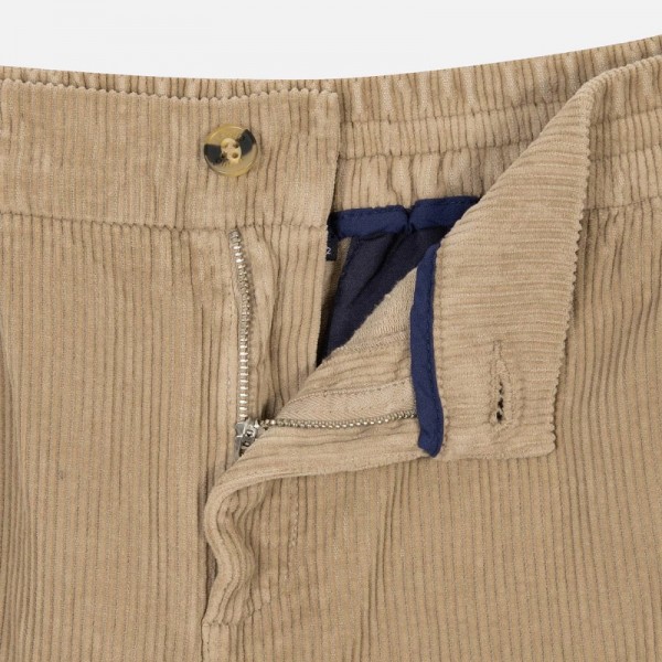 PANTALON BEIGE CLAIR COUPE FUSELEE -...