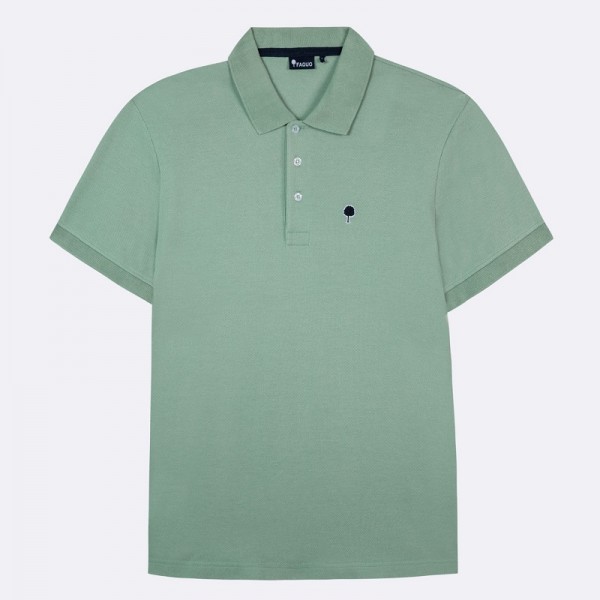 POLO COTON RECYCLE LUMIGNY VERT CLAIR...