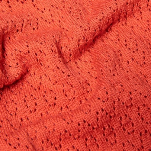 CARDIGAN SWEET PETITE TERRACOTTA COTON BIO - BLUTSGESCHWISTER - LE MOUTON A 3 PATTES - 3