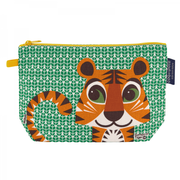 TROUSSE A CRAYONS TIGRE VERT - COQ EN...