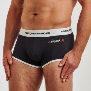 BOXER MARINE AMOUR - GARCON FRANCAIS - LE MOUTON A 3 PATTES - 1 2