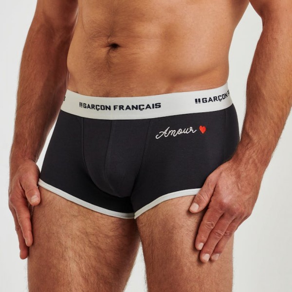 BOXER MARINE AMOUR - GARCON FRANCAIS - LE MOUTON A 3 PATTES - 2