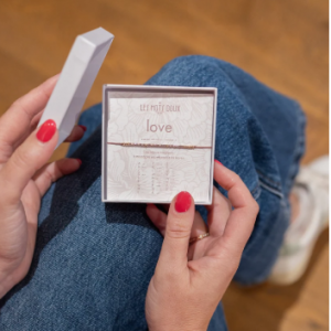 BRACELET LIEN MORSE LOVE ARGENT - LES MOTS DOUX - LE MOUTON A 3 PATTES - 1 2