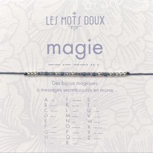 BRACELET LIEN CODE MORSE MAGIE OR - LES MOTS DOUX - LE MOUTON A 3 PATTES - 1