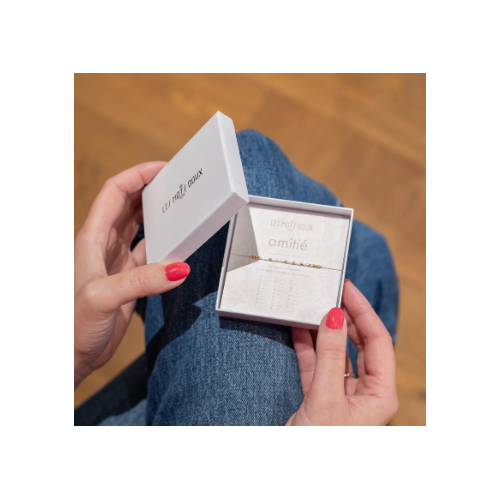 BRACELET LIEN CODE MORSE AMITIE ARGENT - LES MOTS DOUX - LE MOUTON A 3 PATTES - 2