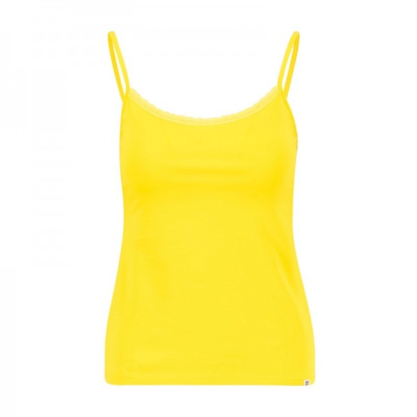 DEBARDEUR JAUNE FINES BRETELLES COTON BIO - BLUTSGESCHWISTER - LE MOUTON A 3 PATTES - 2