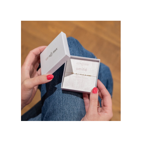 BRACELET LIEN CODE MORSE AMITIE OR - LES MOTS DOUX - LE MOUTON A 3 PATTES - 2