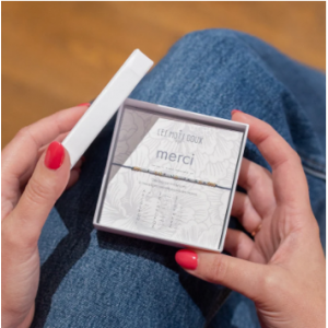 BRACELET LIEN CODE MORSE MERCI ARGENT - LES MOTS DOUX - LE MOUTON A 3 PATTES - 1 2