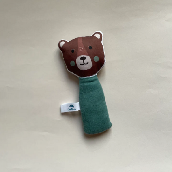 HOCHET VERT OURS BRUN - CAROTTE ET CIE