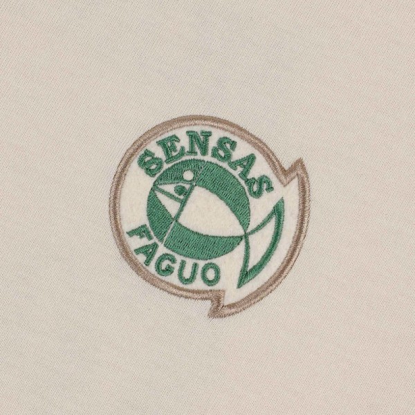 TSHIRT MC SENSAS MASSOURY ECRU - FAGUO