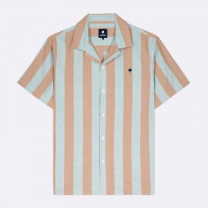 CHEMISE RAYEE VIMY BLEU...