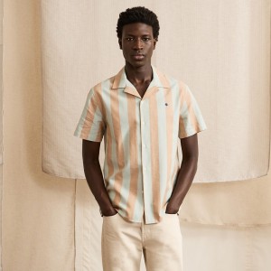 CHEMISE RAYEE VIMY BLEU... 2