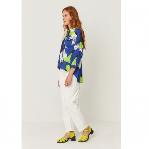 CHEMISIER MATTINA ECOVERO IMPRIME KOKOMO - SKFK - LE MOUTON A 3 PATTES - 3