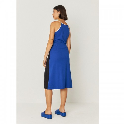 JUPE BAIZA DROITE EN COTON BIO BLEU INDIGO - SKFK - LE MOUTON A 3 PATTES - 2