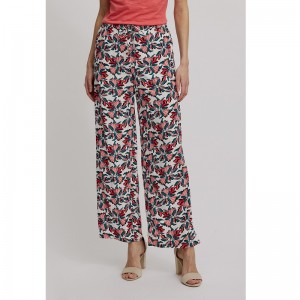 PANTALON SOUPLE ECOVISCOSE IMPRIME COCOA - TRANQUILLO - LE MOUTON A 3 PATTES - 1