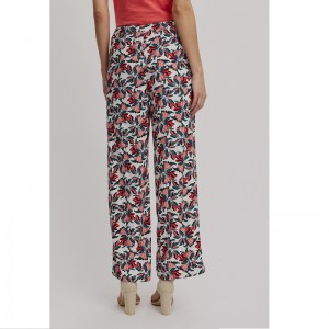 PANTALON SOUPLE ECOVISCOSE IMPRIME COCOA - TRANQUILLO - LE MOUTON A 3 PATTES - 1 2