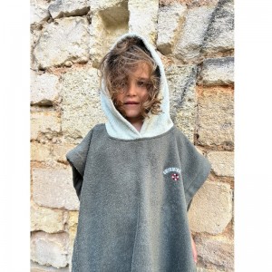 PONCHO  DE BAIN KAKI -...