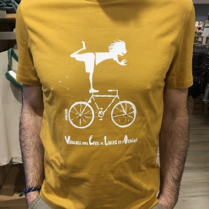 T SHIRT MC DOUALA VELO OCRE... 2