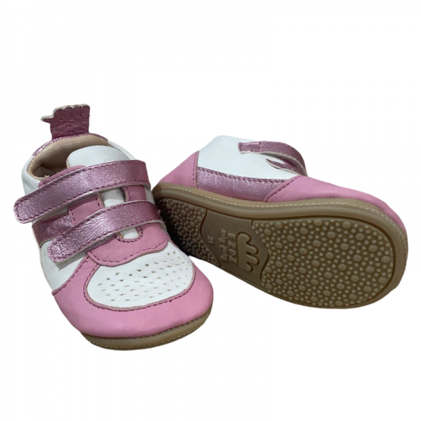 CHAUSSURES BEBE PREBASKET VELCRO ROSE...