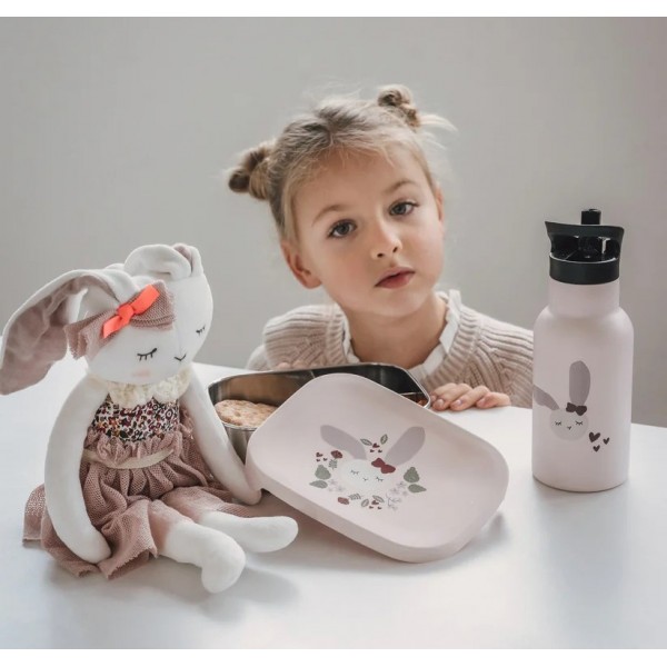 LUNCHBOX LAPIN ROSE - KIKADU