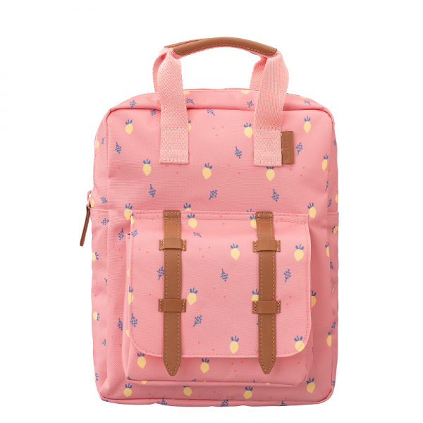 SAC A DOS MATERNELLE CITRON ROSE -FRESK