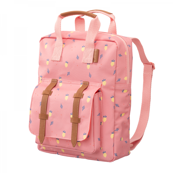 SAC A DOS MATERNELLE CITRON ROSE -FRESK