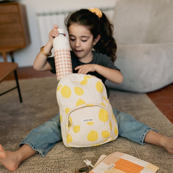 SAC A DOS MOTIF CITRON - HOLI&LOVE