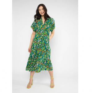 ROBE LONGUE FLUIDE ECOVERO IMPRIME FLEURS DES CHAMPS - BLUTSGESCHWISTER - LE MOUTON A 3 PATTES - 1