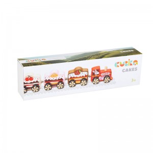 TRAIN EN BOIS CAKES - CUBIKA