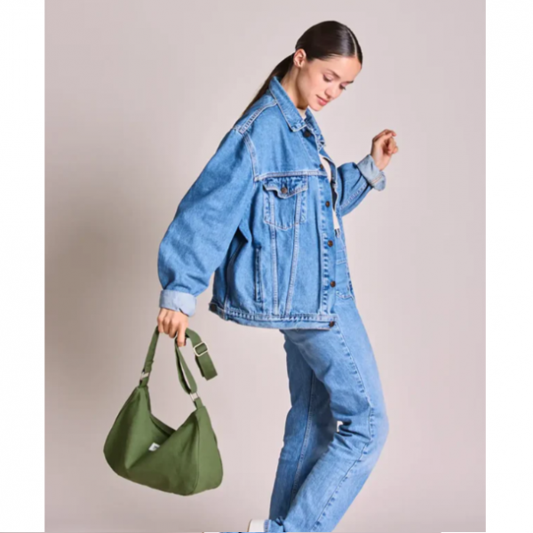 SAC A MAIN ROSA EN COTON BIO SIENNE - HINDBAG - LE MOUTON A 3 PATTES - 1