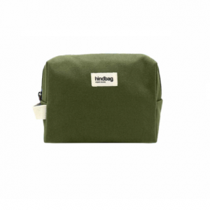 TROUSSE DE TOILETTE LEON COTON BIO OLIVE - HINDBAG - LE MOUTON A 3 PATTES - 1