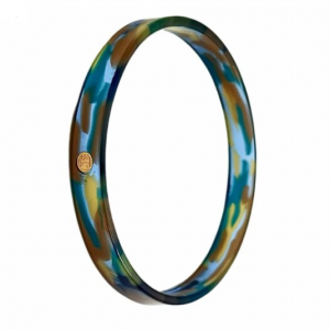 BRACELET LARGE TAILLE M - IZUMI BLEU - BIJOUX KOCHER - LE MOUTON A 3 PATTES - 1