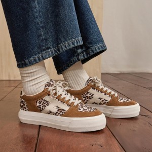 TENNIS WALNUT PLATFORM LEOPARD - FAGUO - LE MOUTON A 3 PATTES - 1