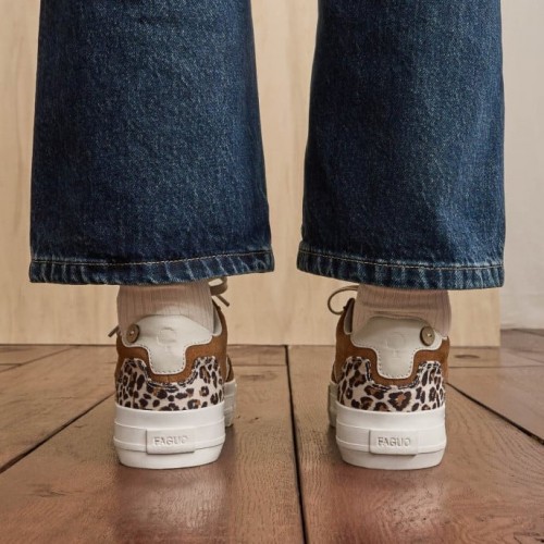 TENNIS WALNUT PLATFORM LEOPARD - FAGUO - LE MOUTON A 3 PATTES - 2