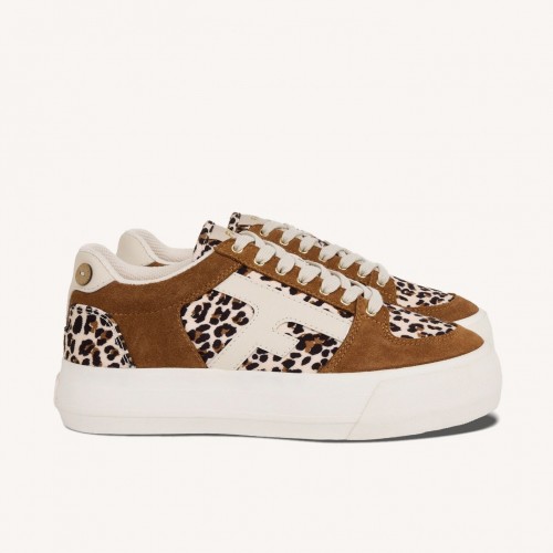 TENNIS WALNUT PLATFORM LEOPARD - FAGUO - LE MOUTON A 3 PATTES - 3