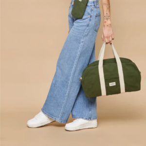 SAC BOWLING CHARLIE COTON BIO OLIVE - HINDBAG - LE MOUTON A 3 PATTES - 1