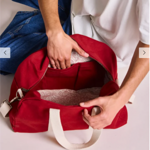 SAC BOWLING CHARLIE COTON BIO TERRACOTTA - HINDBAG - LE MOUTON A 3 PATTES - 1 2