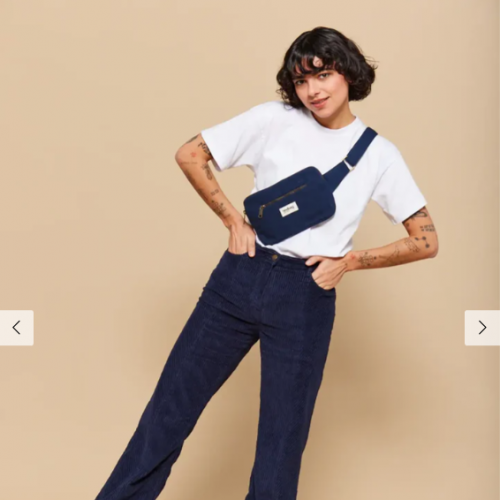 BANANE HARRY EN COTON BIO NAVY - HINDBAG  - LE MOUTON A 3 PATTES - 2