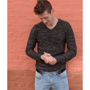 CEINTURE SANS BOUCLE VEGAN ET RECYCLEE NOIRE - LIBELTE - LE MOUTON A 3 PATTES - 1 2