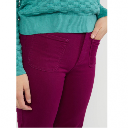 PANTALON COUPE DROITE VIOLET COTON BIO - BLUTSGESCHWISTER - LE MOUTON A 3 PATTES - 4