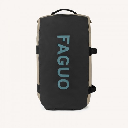 SAC DE VOYAGE BEIGE NYLON RECYCLE - FAGUO - LE MOUTON A 3 PATTES - 3