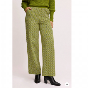 PANTALON EN TRICOT VERT RETRO - TRANQUILLO - LE MOUTON A 3 PATTES - 1