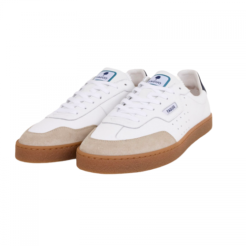 CHAUSSURES LUMBO BLANC BLEU - FAGUO - LE MOUTON A 3 PATTES - 2