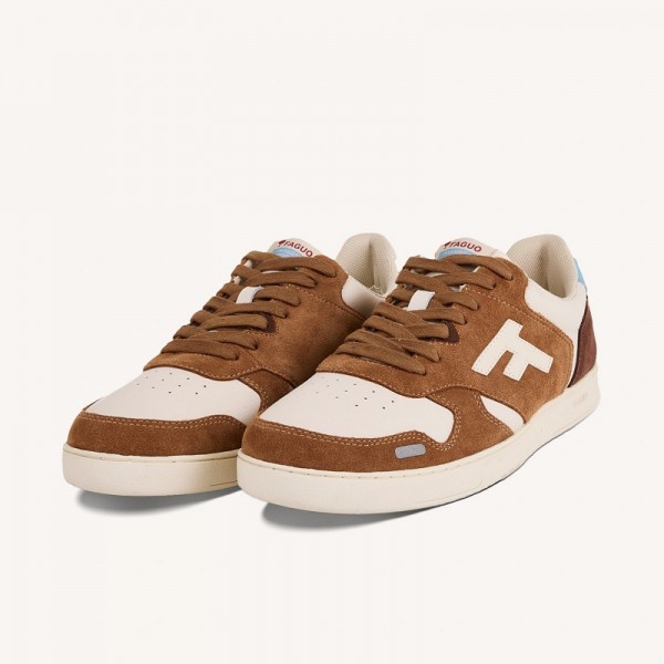 CHAUSSURES PALMER HOMME ECRUES ET MARRON - FAGUO - LE MOUTON A 3 PATTES - 2