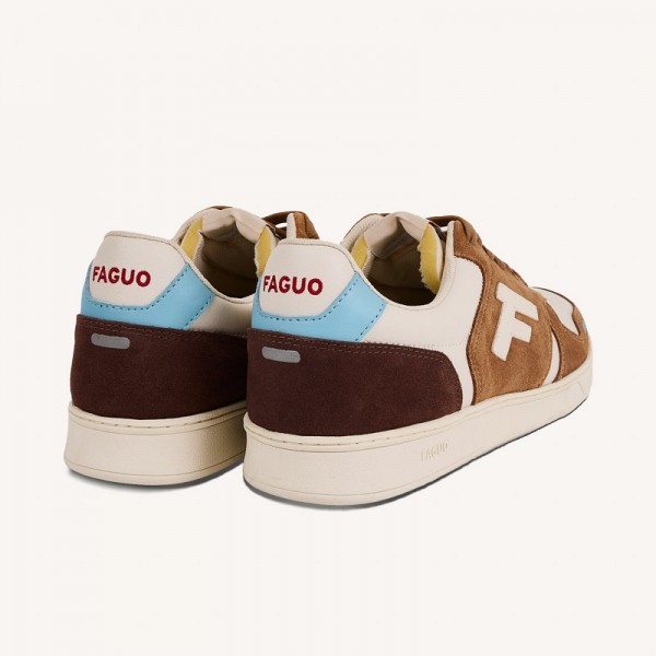 CHAUSSURES PALMER HOMME ECRUES ET MARRON - FAGUO - LE MOUTON A 3 PATTES - 3