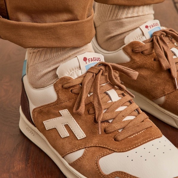 CHAUSSURES PALMER HOMME ECRUES ET MARRON - FAGUO - LE MOUTON A 3 PATTES - 4