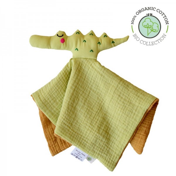 DOUDOU CROCODILE EN COTON BIO - APUNT
