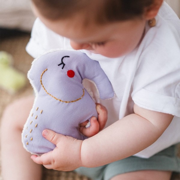 HOCHET ELEPHANT EN COTON BIO - APUNT